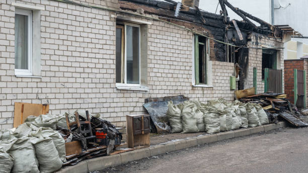 Professional Soot Cleanup technician working in Chalfont, PA